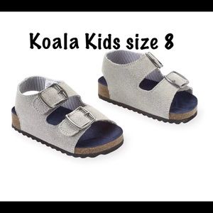 LIKE NEW Koalakids Gray Suede Size 8 Boy Sandals